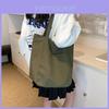 Summer New Ladies Shoulder Bag With Large Capacity Waterwash Canvas For Daily Use