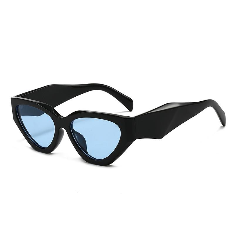 New personalized cat's eye retro versatile sunglasses large frame European and American outdoor sunscreen fashion sunglasses S