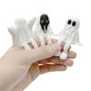 1/3 ks 3D tištěná Halloweenská figurka ducha s pohyblivými klouby, soška ducha s kloubovýma nohama, antistresová mini fidget hračka ducha, dekorace