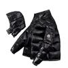 2024 Trendy Off-Season Shiny Down Jacket - Unisex, Thickened Short Design