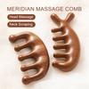 Massage Comb Head Meridian Comb Sandalwood Solid Wood Comb Meridian Massage Comb Neck Five-tooth Comb Meridian