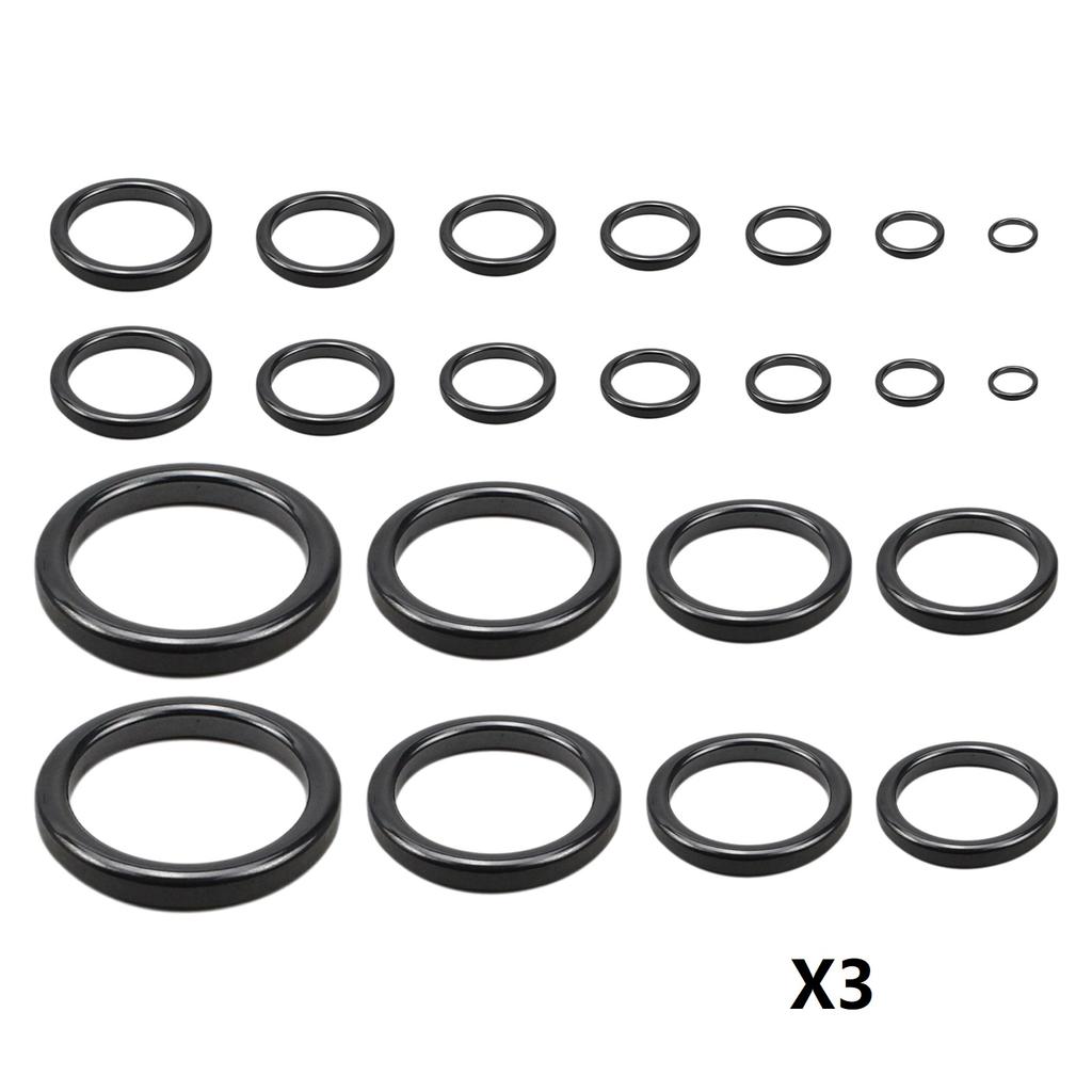 160/22Pcs/Set Fishing Rod Tips Replacement Kit Various Sizes Fishing Line Spinning Guide Eyes Rings Tip Top Repair Kit Set