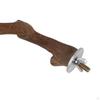 5x Bird Standing Pole Wooden Perch Parrot Stand Branches, Chewable, Grape for