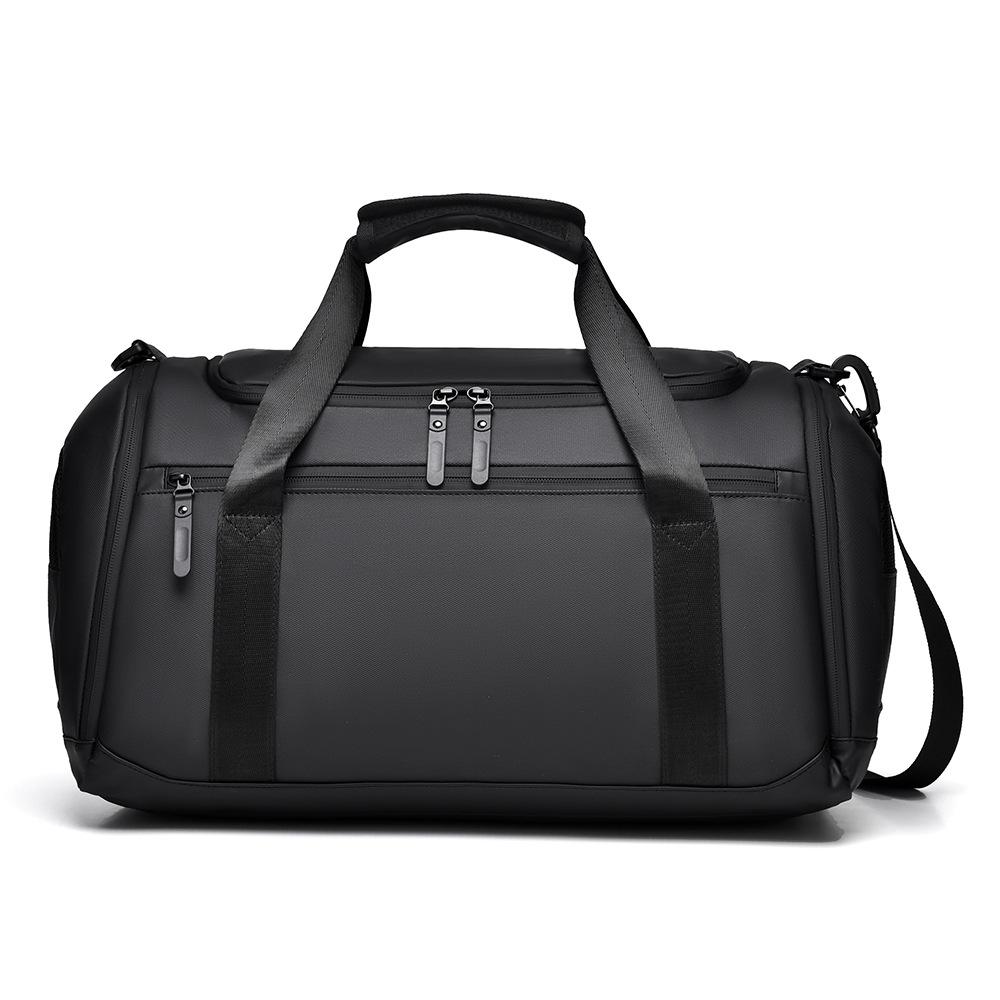 Large capacity men's fitness bag waterproof travel bag multi-functional business handbag dry and wet separation bag