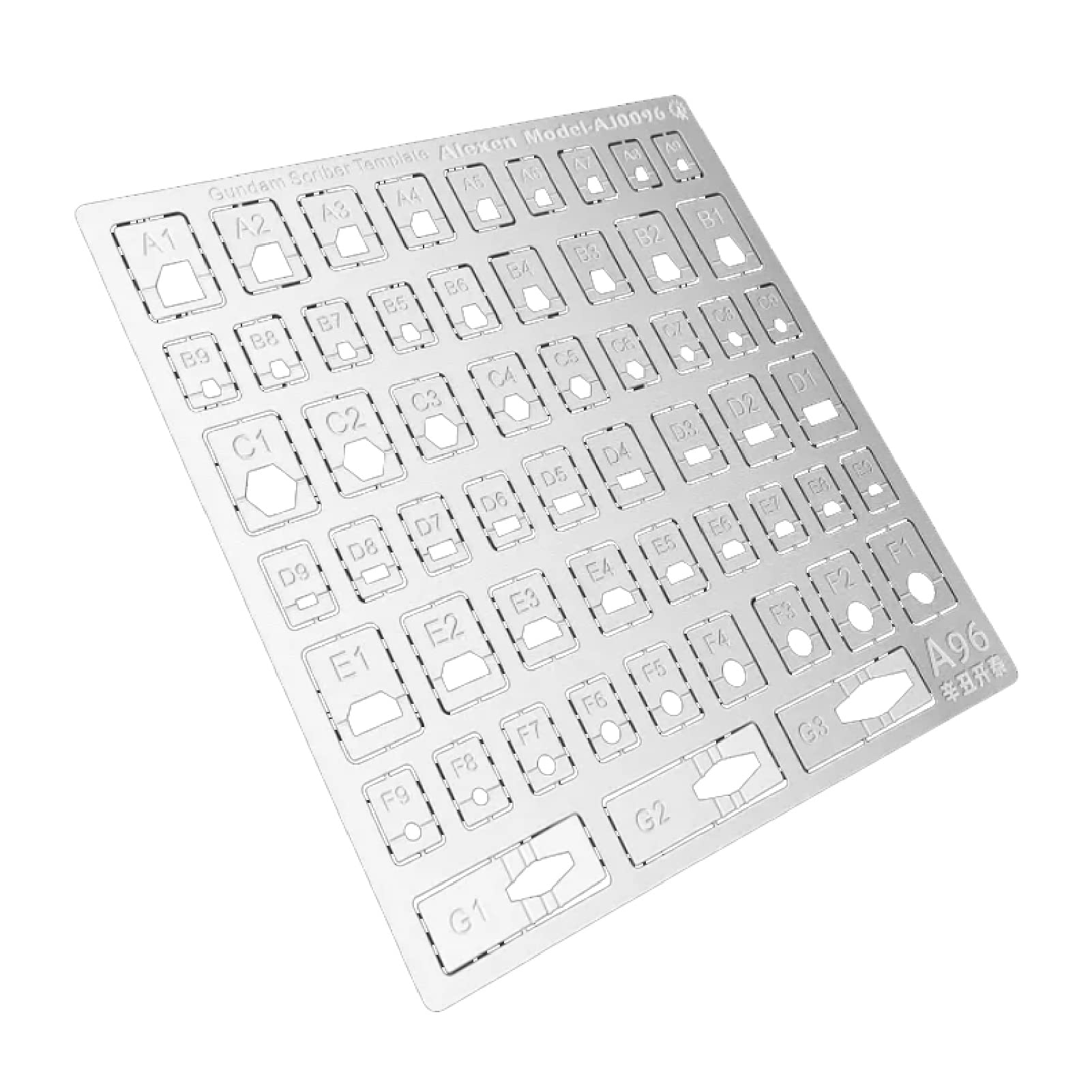 

Циконья Гравировка Сгиба Травление Линейка для Пластикового Gunpla AJ Руководство, Шаблон, Модели, Детализация, (Тип Е)