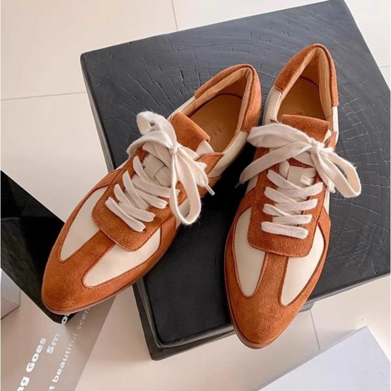 

Модные балетки Женские замшевые спортивные туфли Повседневная обувь для ходьбы Модные кроссовки Весна Новый стиль На шнуровке Беговые Удобные Туристические туфли Zapatos Mujer 40