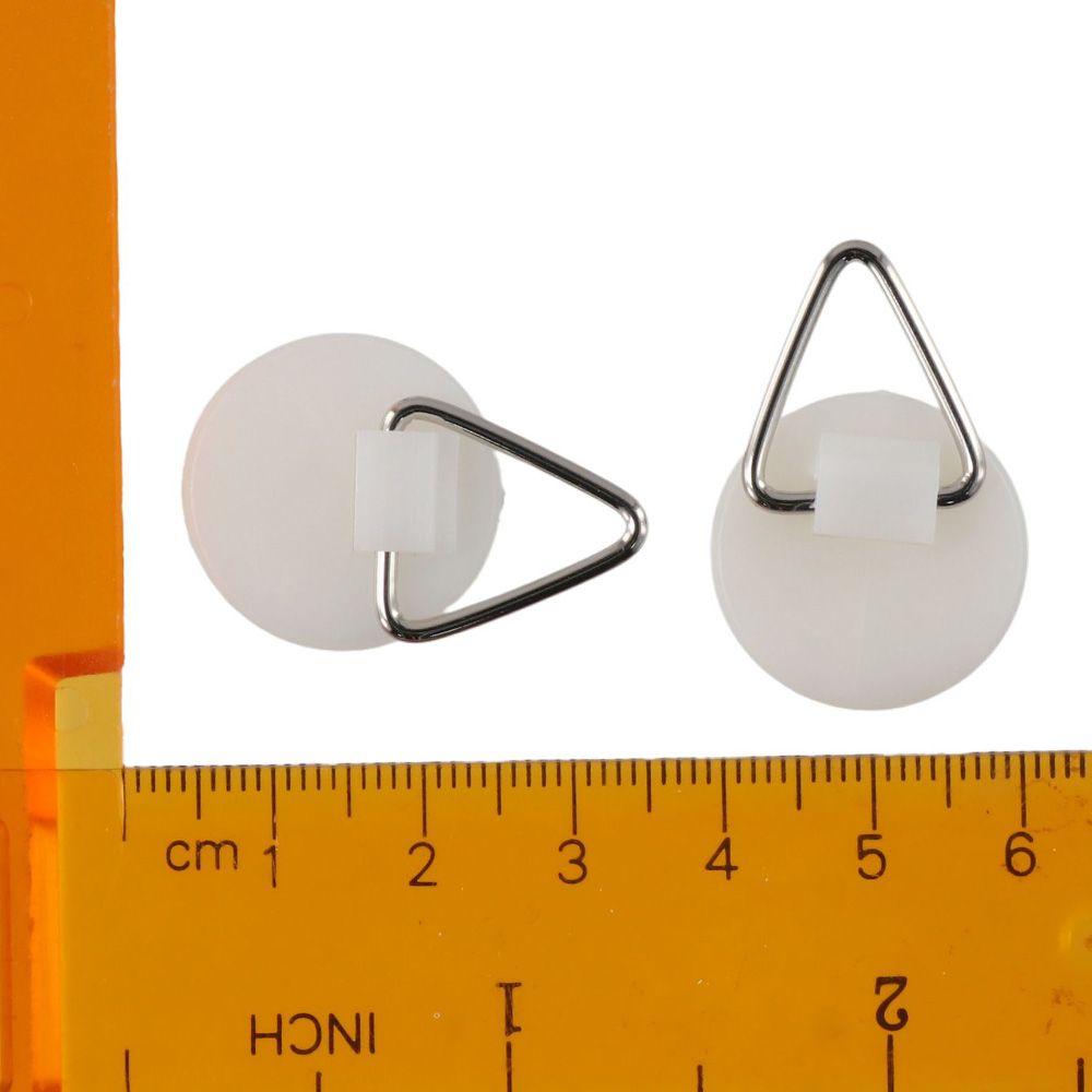 10 Pcs Sticky Invisible Plastic Vertical Photo Frame Hangers Plate Holders Plate Hanger Picture Hangers