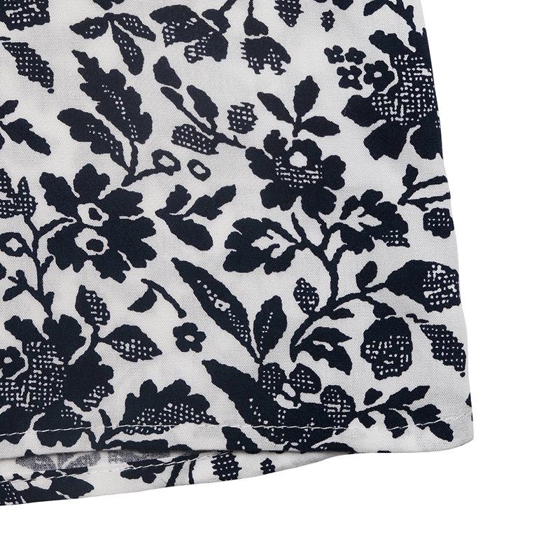 YYFS Women's Fashion Casual Spring Autumn Flower Pattern Print Long Sleeve V-Neck Blouses & Shirts