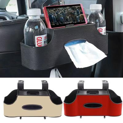 Support de téléphone pour siège arrière de voiture, crochets de suspension, boîte à mouchoirs pour véhicule, adultes