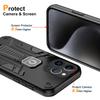 For iPhone 13 Pro Kickstand Case Shockproof Mobile Phone Back Cover