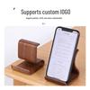 Portable Wooden Phone Stand for Desk - Lazy Bracket for Watching Videos