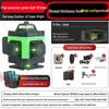 12-Line High-Precision Green Laser Level, Wall/Floor-Mounted, Automatic Leveling for Indoor/Outdoor Use