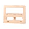 Sturdy Wood Bookends Stand Adjustable Reading Stand Bookrest Recipe Cookbook Holder  School Office