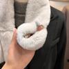 Luxury Winter Warm Faux Fur Scarf Fluffy Rabbit Fur Cross Collar Scarves Warm Shawl Korea Neck Warmer Neckerchief