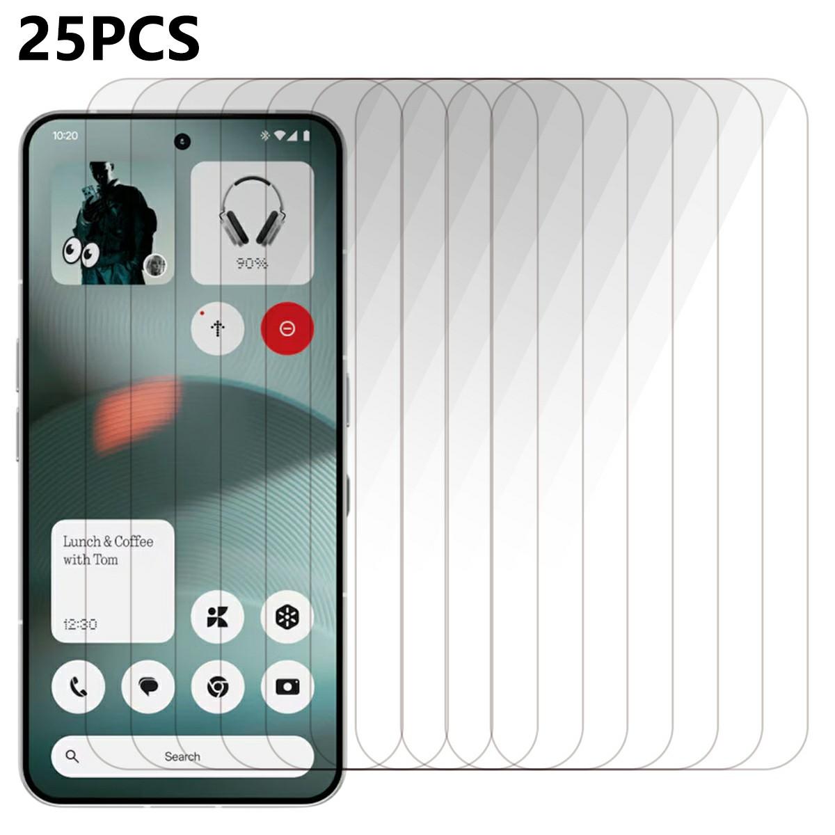 

25 шт. для Nothing Phone (3) Защитная пленка из закаленного стекла 5G высокой четкости A