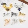Horse Pin Brooch Exuding Elegance Power Bold Sophisticated Design Retro