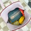 Large Capacity Insulated Bag Nylon Lunch Box Bag Simple Student Lunch Bag  Commute