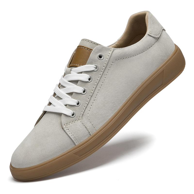 Men's Shoes Leather Soft Sole Small Size Retro Casual Shoes 36 Versatile Fashion Trend Board Shoes Men Large Size Leather Shoes Men