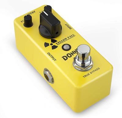 Donner Effector Yellow Fall Delay Guitar Pedal Pure Analog True Bypass (Yellow) [Item]