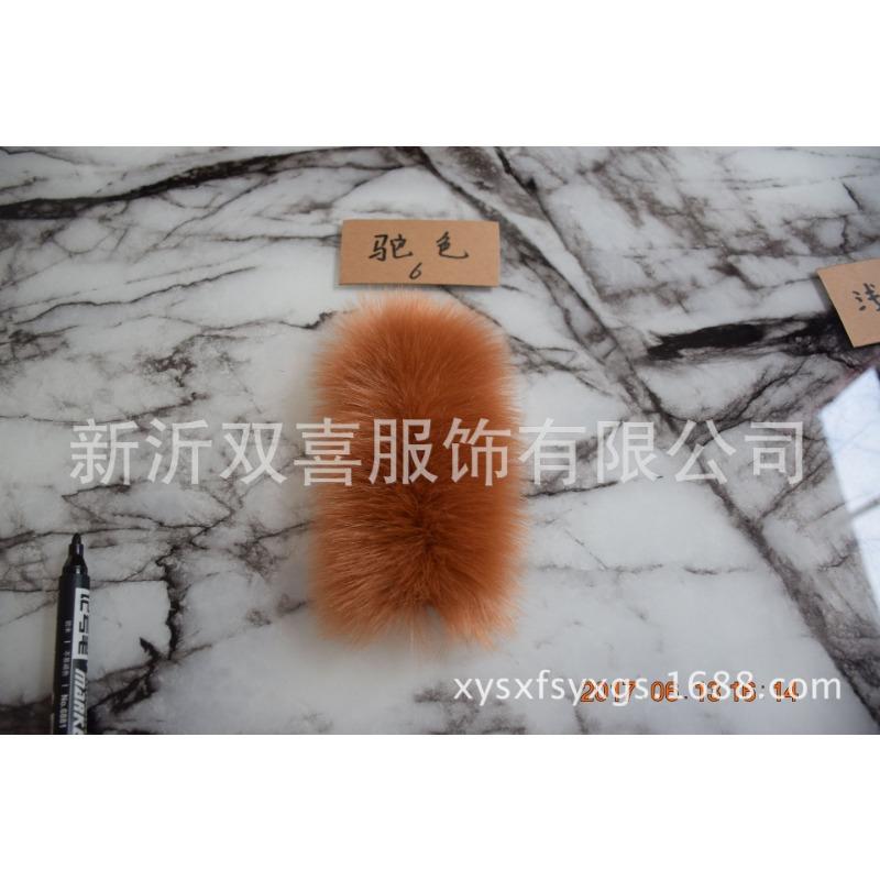 Haining fur autumn and winter new fur vest imitation fox fur women's medium and long casual fur coat