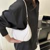 Große Kapazität Einfache Umhängetasche Koreanischer Stil Ins Quadratische Tragetasche PU-Leder Hobo-Tasche Streetwear