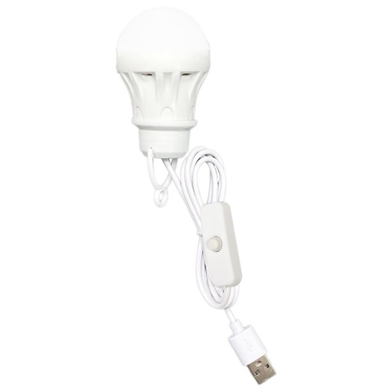 Super Bright 5V LED Light Portable Camping Ball Lamp Bulb USB Powered LED Bulb