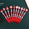 40Pcs 0.7mm Christmas Themed Multicolor Ballpoint Pen Retractable Multicolor Pen 4 Color-in-1 Ballpoint Pen for Noting Drawing