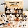 Pacchetto Creativo Tutto in Uno Cane Halloween 3D Set Artistico Fai da Te Kit Cucciolo con Perline Kit Cucciolo con Perline di Plastica Carine per Gioielli Artigianato Kit Animale Principianti Adulti Scrivania Casa