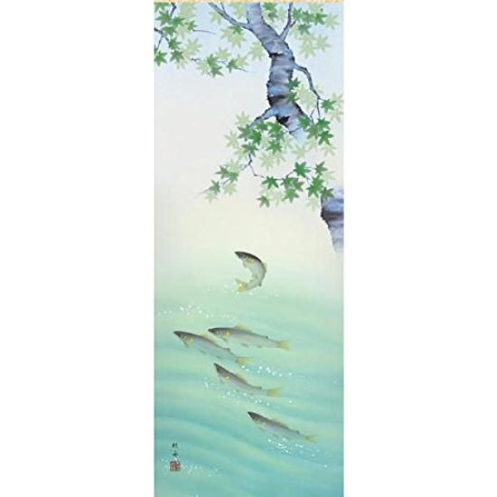 Hanging Scroll by Nagae Flowers and Birds of the Four Seasons and Bird Hanging Keishu, (Summer/Single Scroll) (Flower Painting, Scroll) (Tokonoma