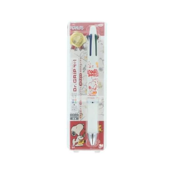 Sun-Star Stationery Snoopy Goods Multi-Color Ballpoint Pen & Mechanical Pencil, Dr. Grip 4+1 S4660005