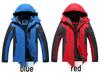 LXL Men's Windproof Winter Ski Jacket - Plus Size, Loose Fit, Fleece Lined, Thickened, Hooded, Warm Cotton Outerwear.