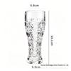 OLOEY Creative Embossed Glass Cup