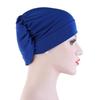 16-Color Muslim Under Cap Head Wrap - Crystal Linen Multicolor Chemotherapy Sleep Cap Headscarf.