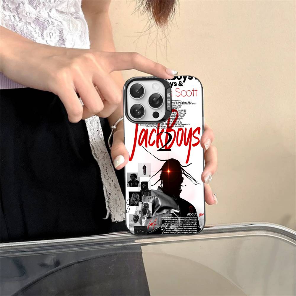 Luksusowe etui na telefon T-Travis S-Scott Cactus Jack Dla IPhone 17 16 15 14 Pro MAX Matowe Odporne na wstrząsy Tył Zapobiegające upadkom Matowa osłona
