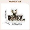 Christmas Wood Noel Sign Table Centerpiece Crafts Decor Tabletop Decoration Letter