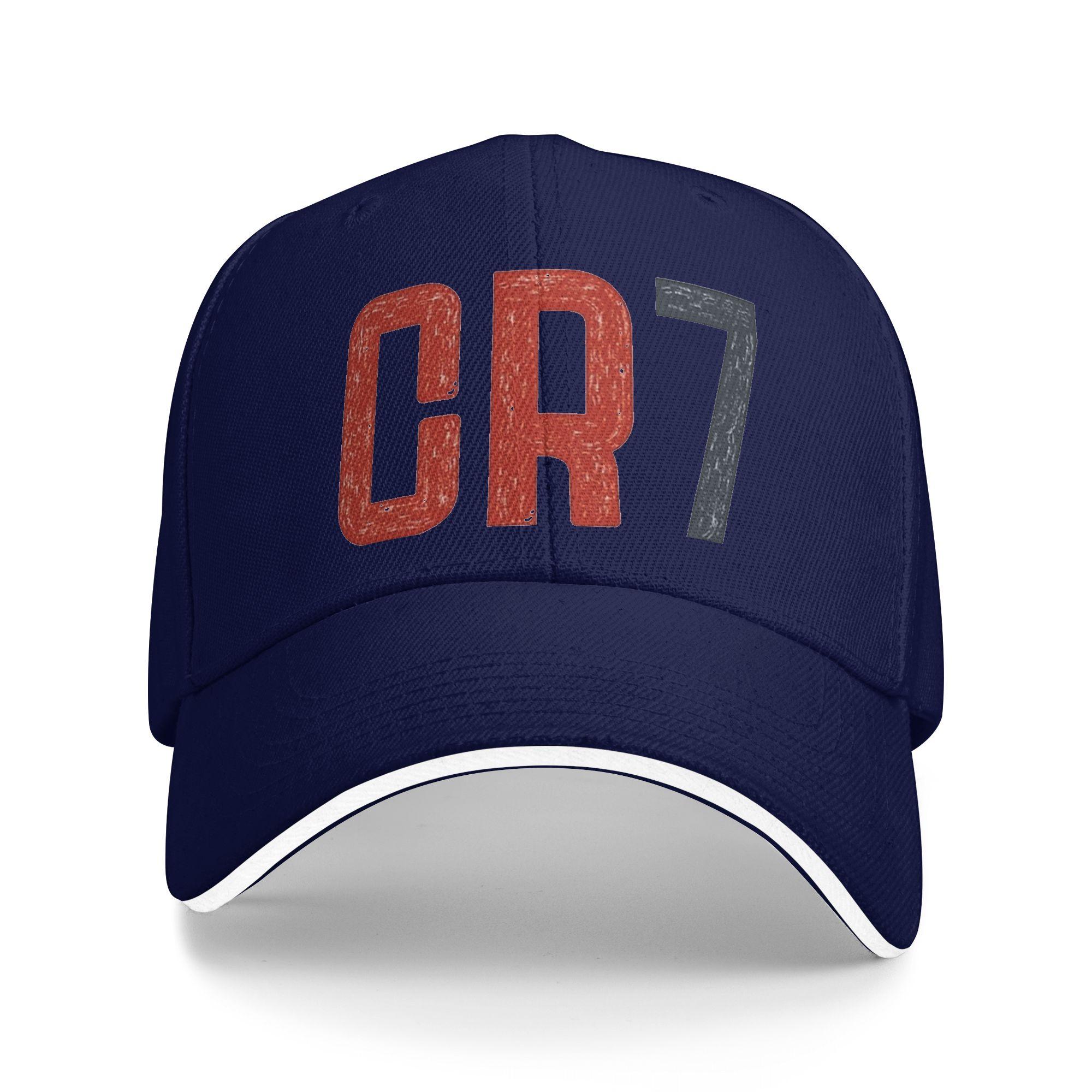 

Number CR7 Football Adjustable Hat Summer Sports Cap Unisexs Womens Soccer 2026 Baseball Cap New Outdoor Hats One Size