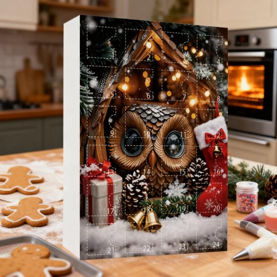 Forest Animal Advent Calendar 2025 24 Days Cute Animal Holiday Decor Countdown To Christmas