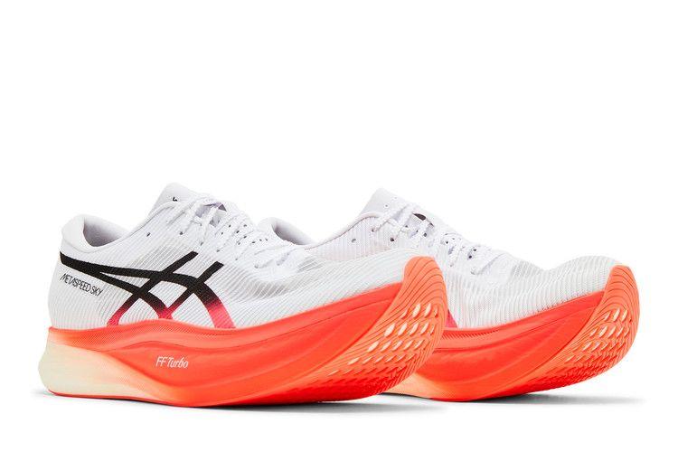 ASICS Metaspeed Sky+ White Sunrise Red