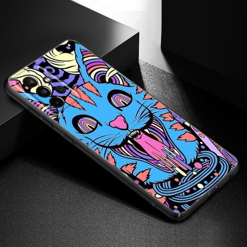 Colourful Psychedelic Trippy Art Case For Samsung A21 A30 A50 A52 S A13 A22 A32 A33 A53 A73 5G A11 A12 A31 A51 A70 A71 A72