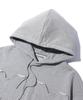 Youhee Ribbon Hoodie Melange Gray