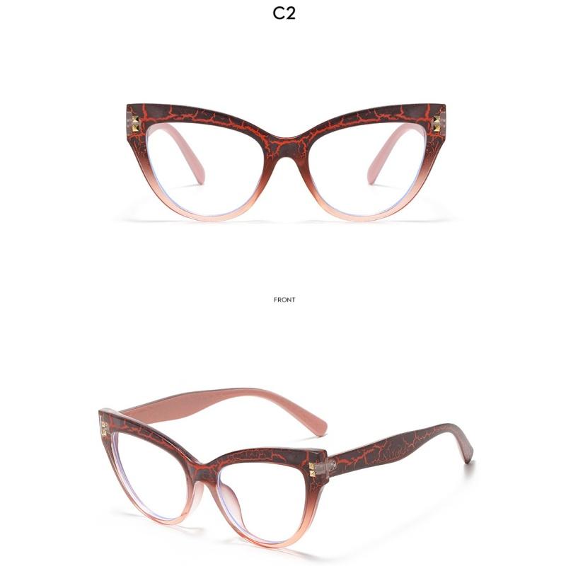 Women's Eyeglasses - Trendy Oversized Cat Eye Glasses