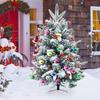 Christmas Tree Decorations 29.5 Inch Decor Filler Outdoor Pre-Lit Christmas Tree Decorations For Pathway Porch Yard Carnival