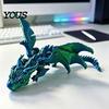Artikulationsdrachen-Figur 3D-gedruckt mit Flügeln, Flexible geflügelte Spielzeuge, Fidget PLA Dekoration Desktop-Tiere Spielzeug zur Stressbewältigung, Geschenk Kinder Erwachsene