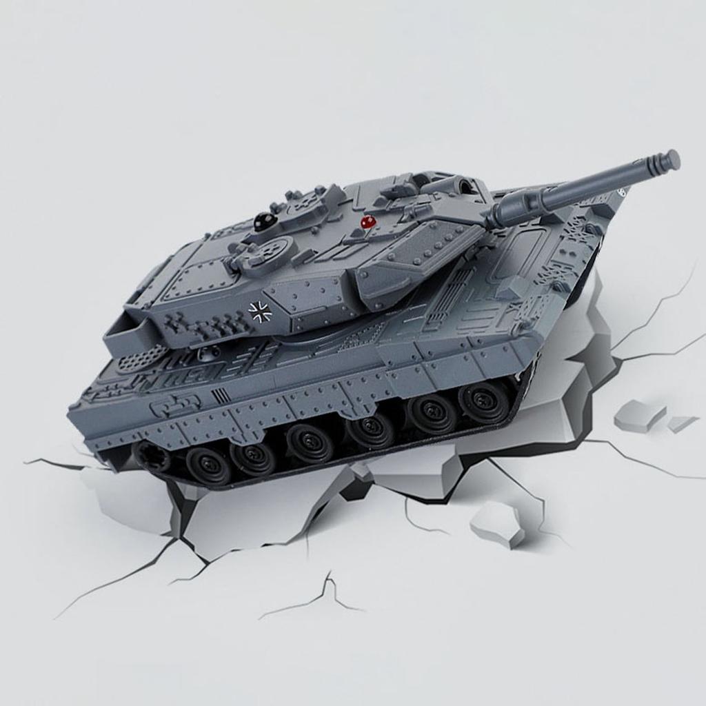 RC Mini Leketøy Tanker Fjernkontroll Kamp Militær Tank Modell RTR 170 Graders Rotasjon Tårn med Infrarødt System Guttegaver