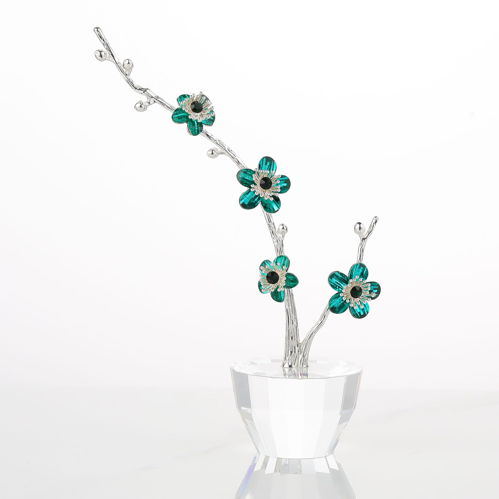 

Кертари Кристалл Искусственный Декоративный Популярный Подарок на День Рождения для Почтения Пожилых 60-й 77-й Никогда Не Вянет Зеленый Цветок, Украшение, Украшение, зелёный