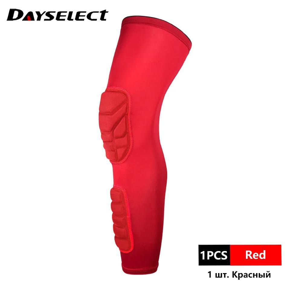 1Pcs Sports Knee Pads Extended Breathable Leg Warmers Anti-Slip Shock Absorption Double Anti-Collision Outdoor Sport Men Women