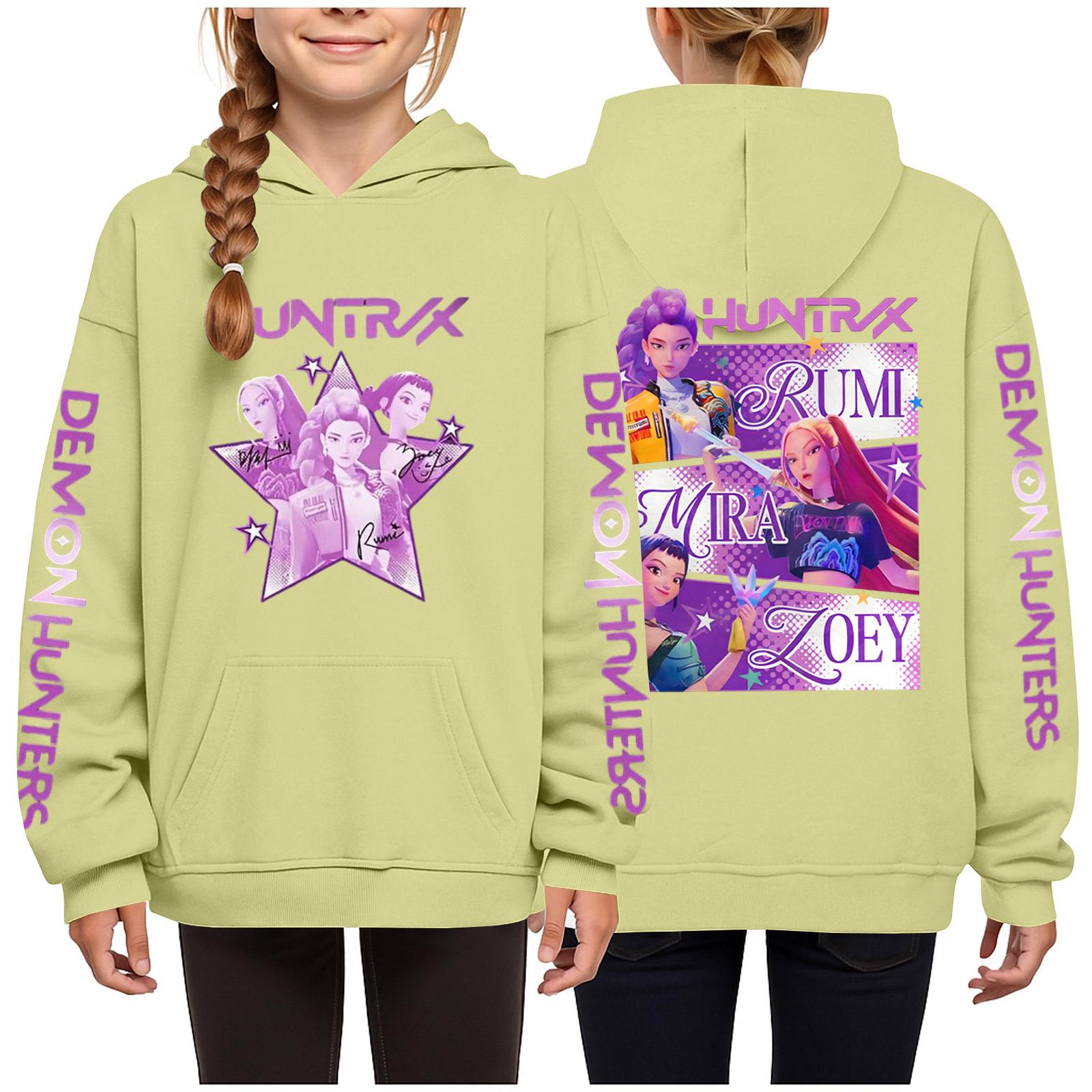 

Детская толстовка с капюшоном для мальчиков и девочек, однотонная, с длинными рукавами и карманом 90 жёлтый