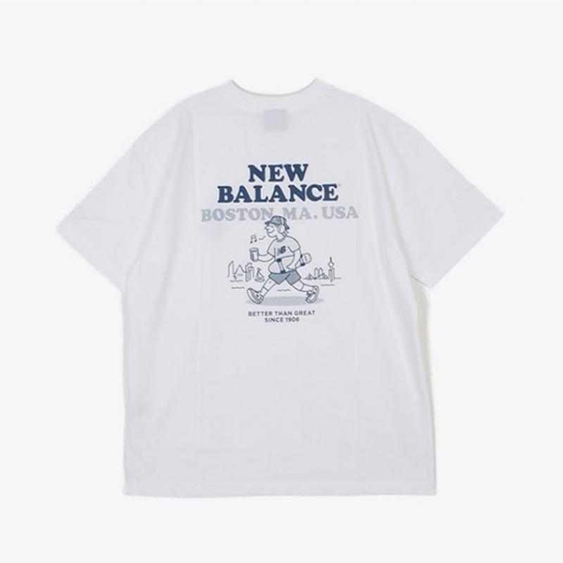 New Balance Uni Nb Boston Short Sleeve Tee Overfit Nbnefco263 10 Short Sleeve Tee