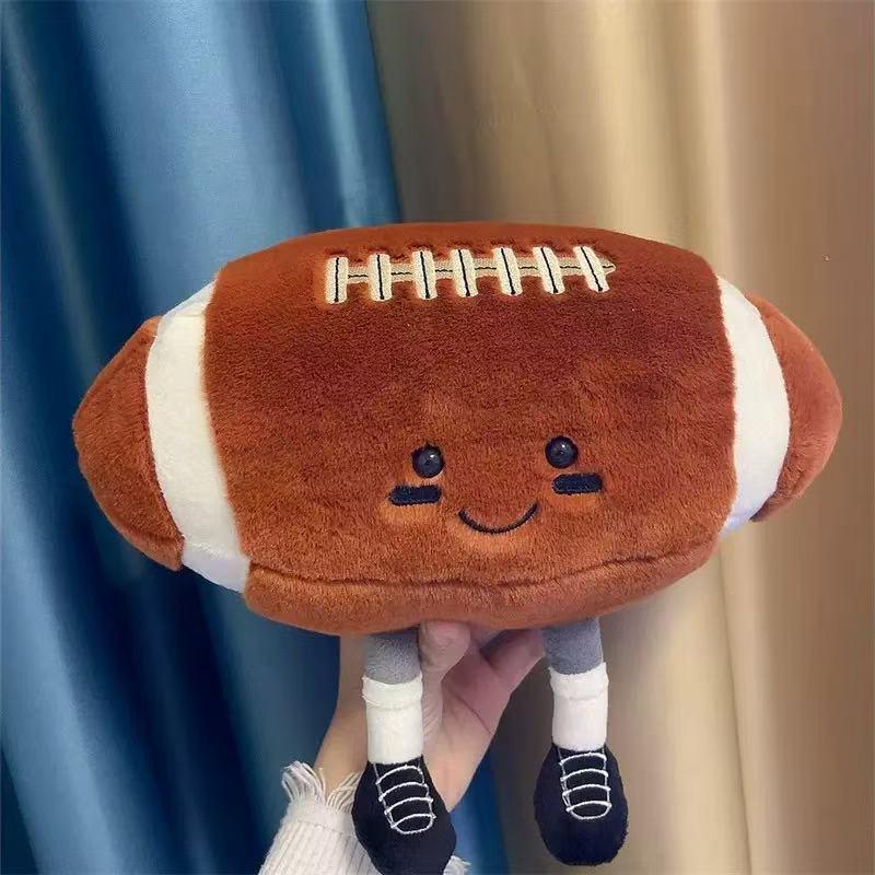 

Cross-Border Plush Football, Basketball & Volleyball Toy Cushions - Decorative Throwing Dolls & Ornaments 25cm 0.16kg