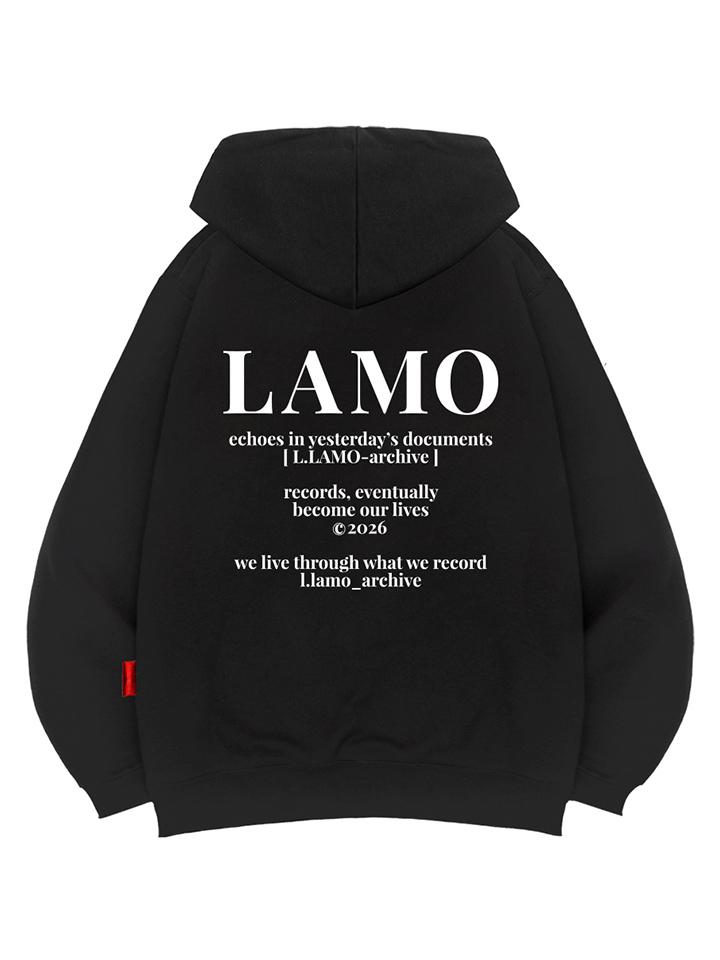 Lamo Archive Hoodie Unisex Big Size M~4Xl (B Type)